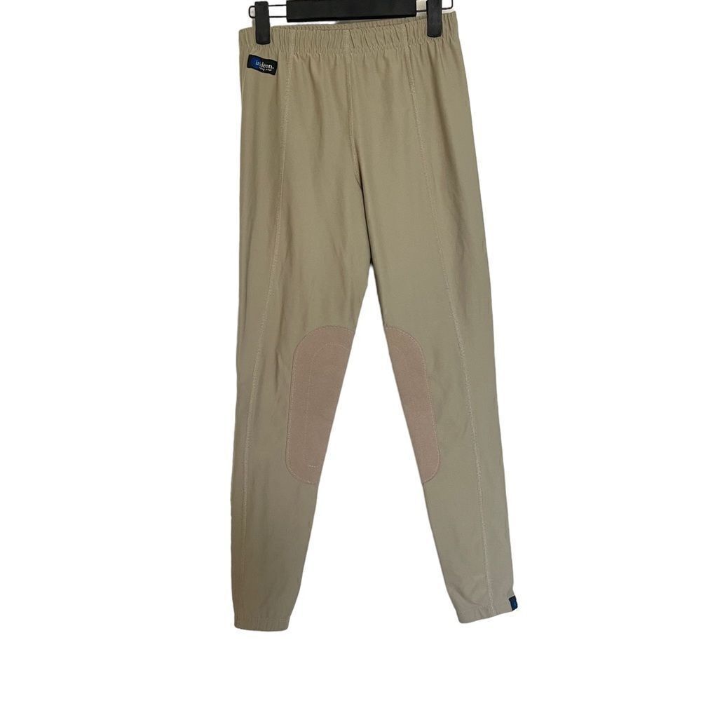 Iridēon Tan Equestrian Leggings Suede Patch Size Medium